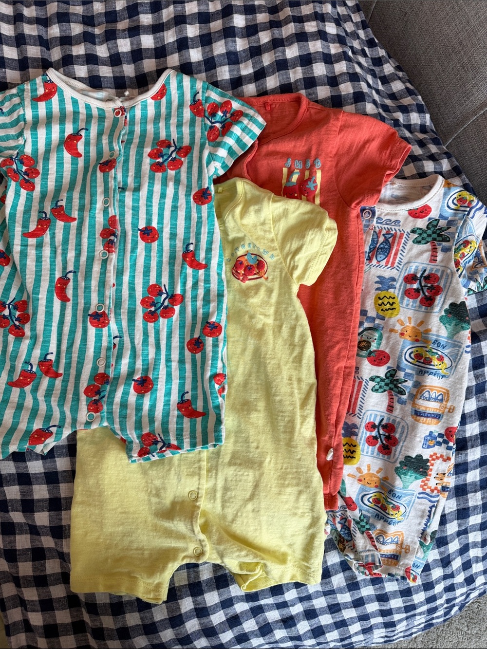 NEXT Toddler 100% Cotton Summer Romper Set
